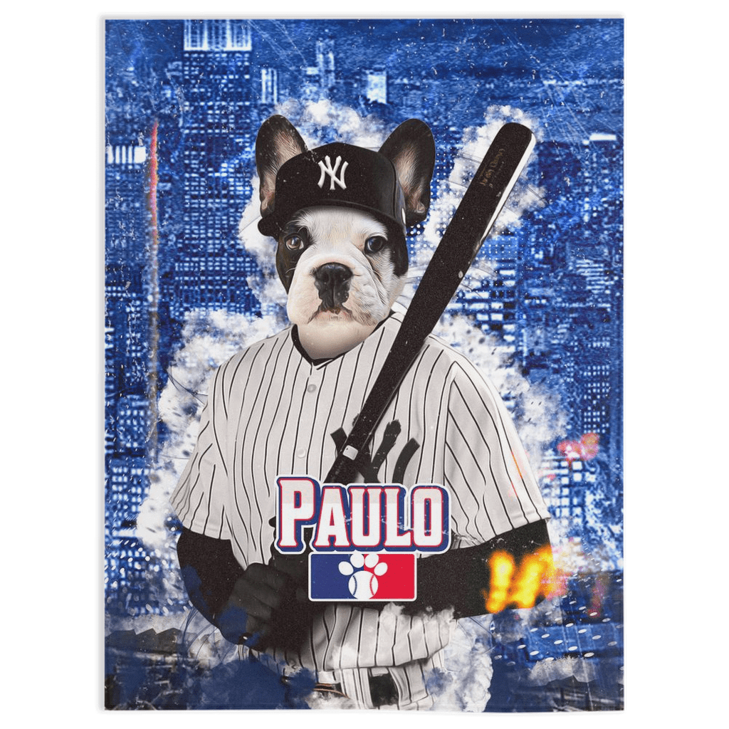 Manta personalizada para mascotas &#39;New York Yankees&#39;