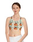 Custom Sports Bra (Halloween Pumpkin: 1-4 Pets)