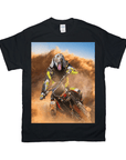 'The Motocross Rider' Personalized Pet T-Shirt