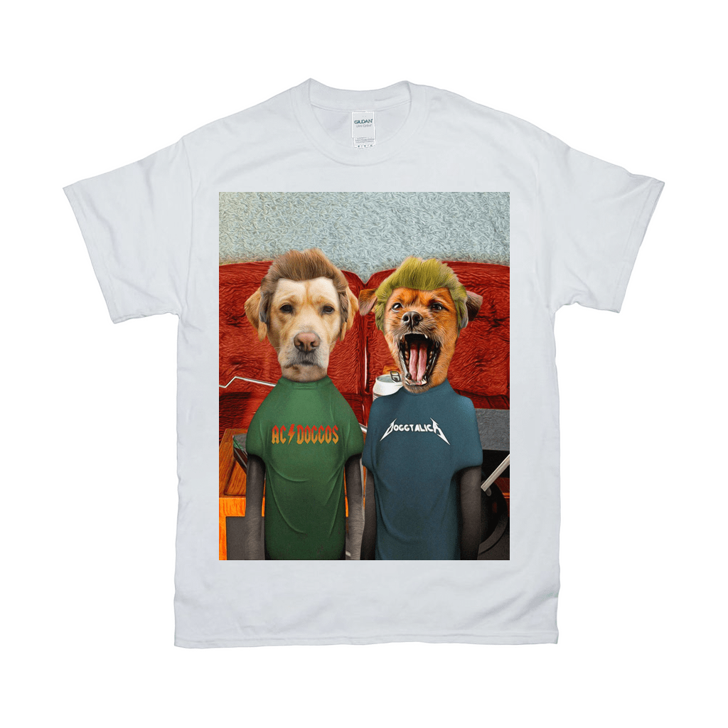 Camiseta personalizada para 2 mascotas &#39;Beavis and Buttsniffer&#39;