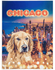 Manta personalizada para mascotas 'Doggos of Chicago' 