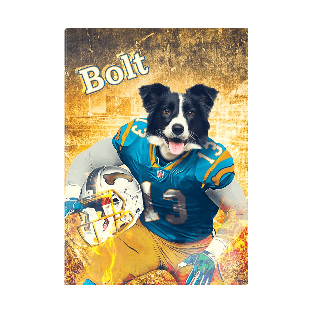 &#39;San Diego Doggos&#39; Personalized Pet Standing Canvas