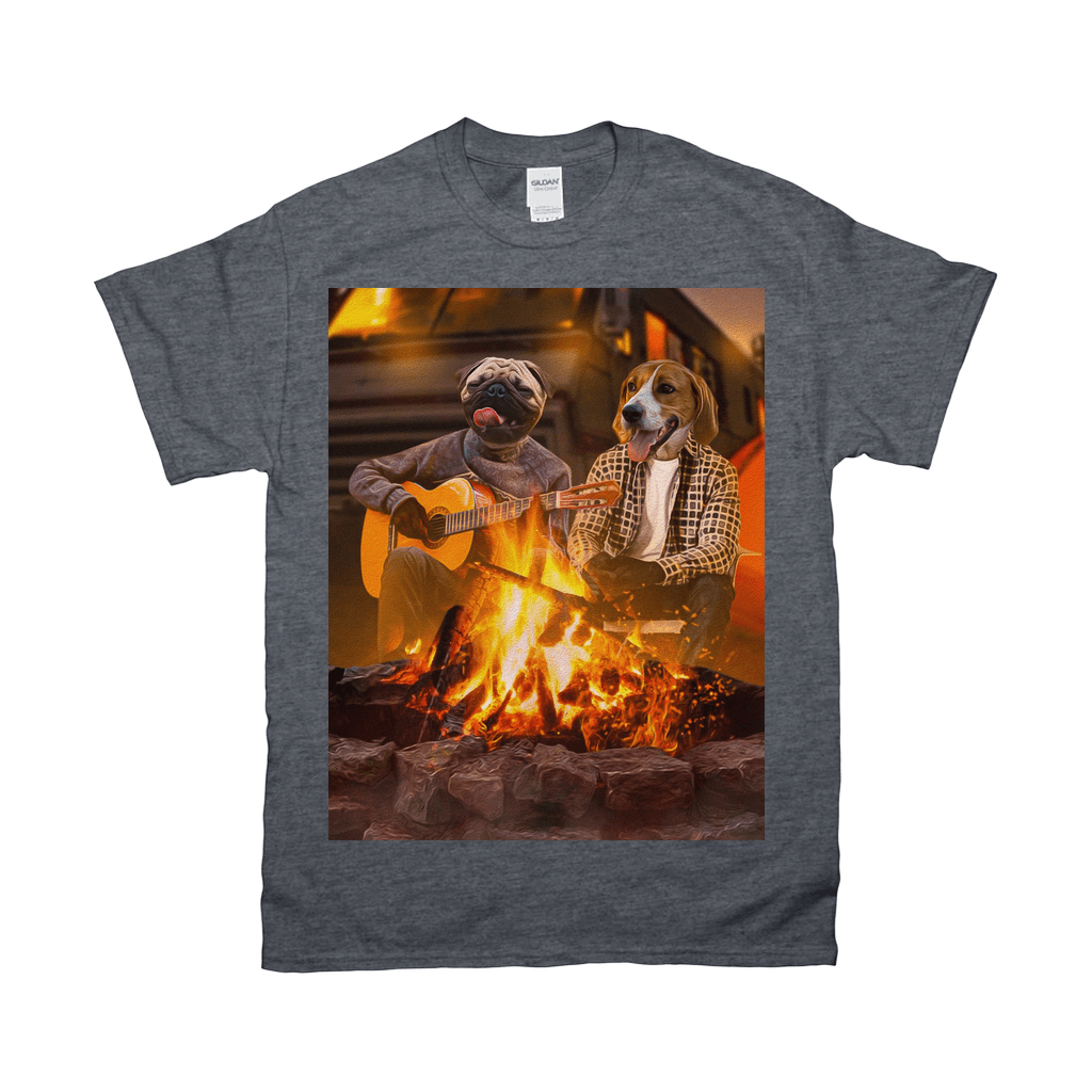 &#39;The Campers&#39; Personalized 2 Pet T-Shirt