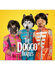 'The Doggo Beatles' Personalized 3 Pet Poster
