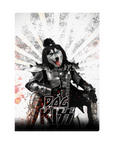 'Kiss Doggo' Personalized Pet Standing Canvas