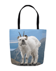 'Mountain Goat' Personalized Tote Bag