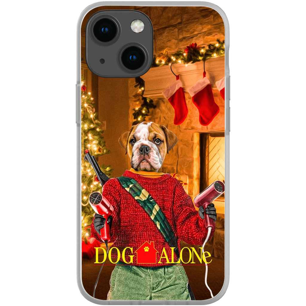 &#39;Dog Alone&#39; Personalized Phone Case