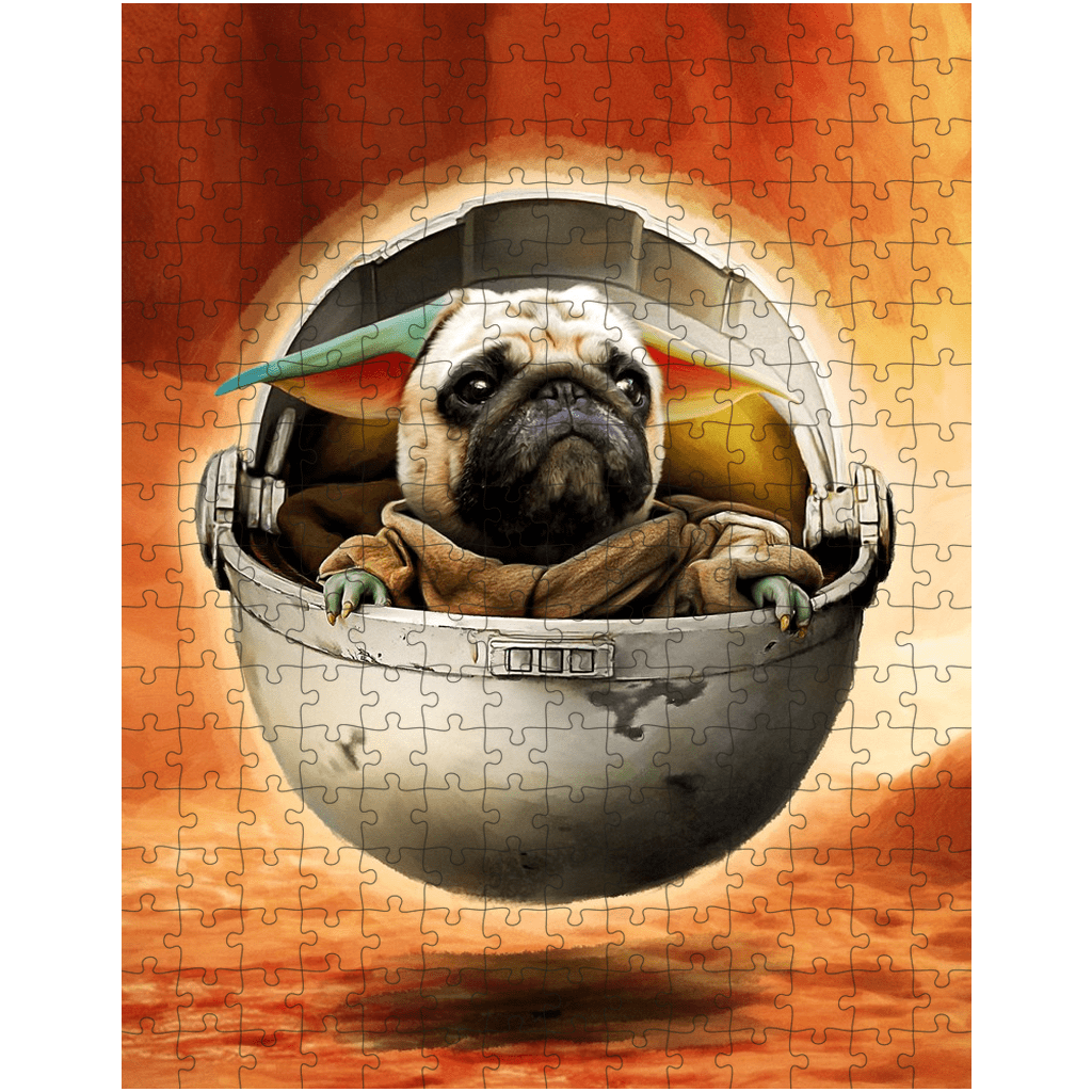 &#39;Baby Yodogg&#39; Personalized Dog Puzzle