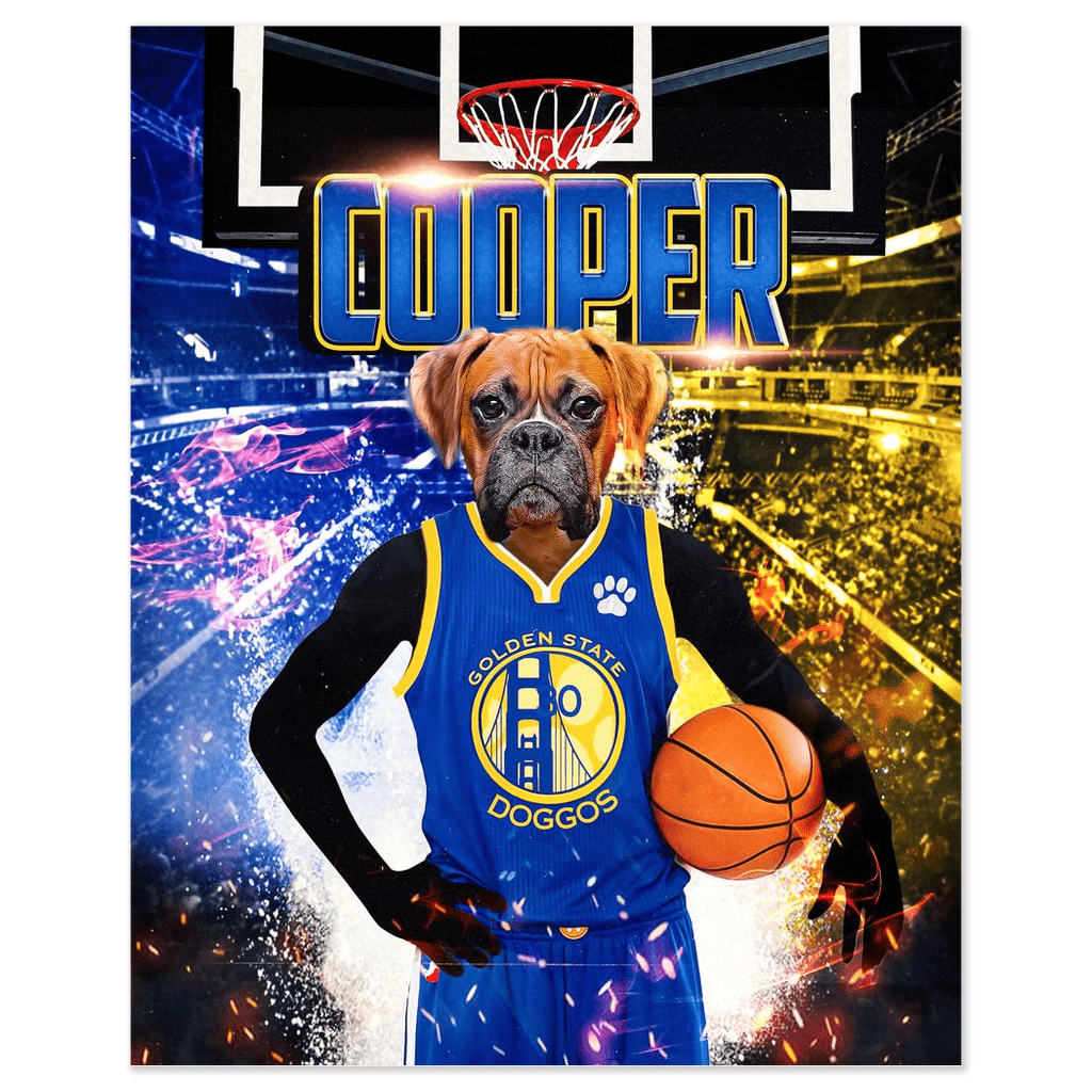 &#39;Golden State Doggos&#39; Personalized Pet Poster