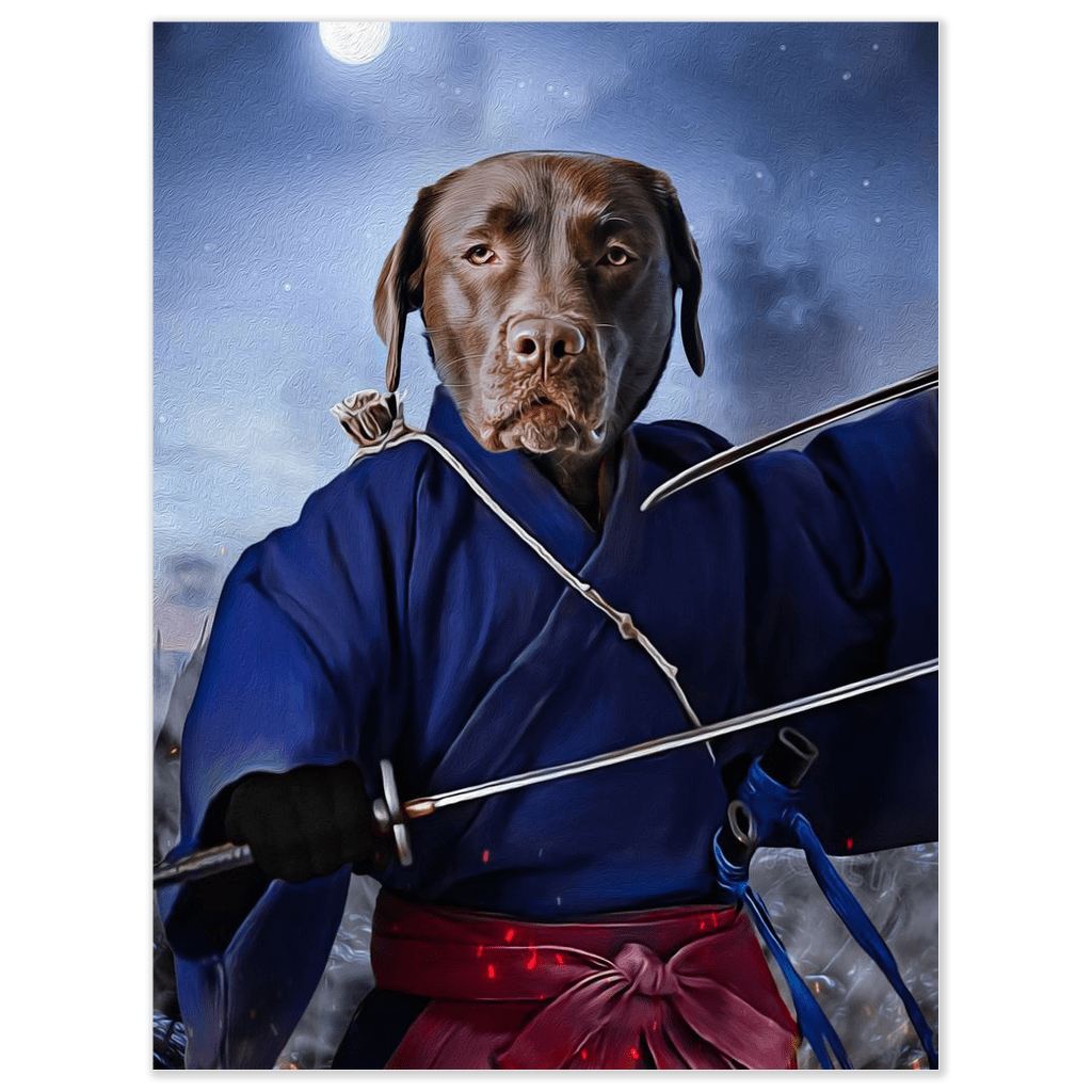 &#39;The Swordsman&#39; Personalized Pet Poster