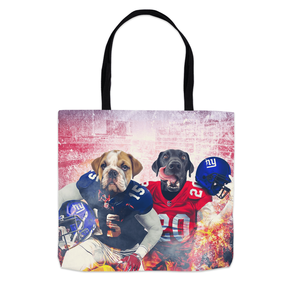 &#39;New York Doggos&#39; Personalized 2 Pet Tote Bag