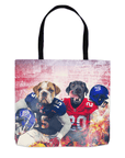 'New York Doggos' Personalized 2 Pet Tote Bag