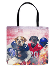 'New York Doggos' Personalized 2 Pet Tote Bag