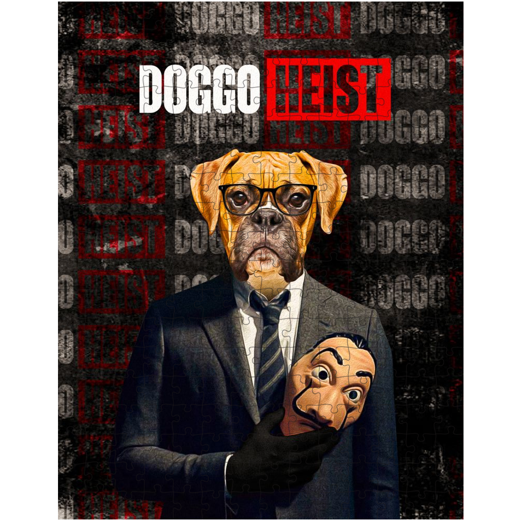 &#39;Doggo Heist&#39; Personalized Pet Puzzle