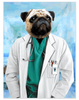 'The Doctor' Personalized Dog Poster