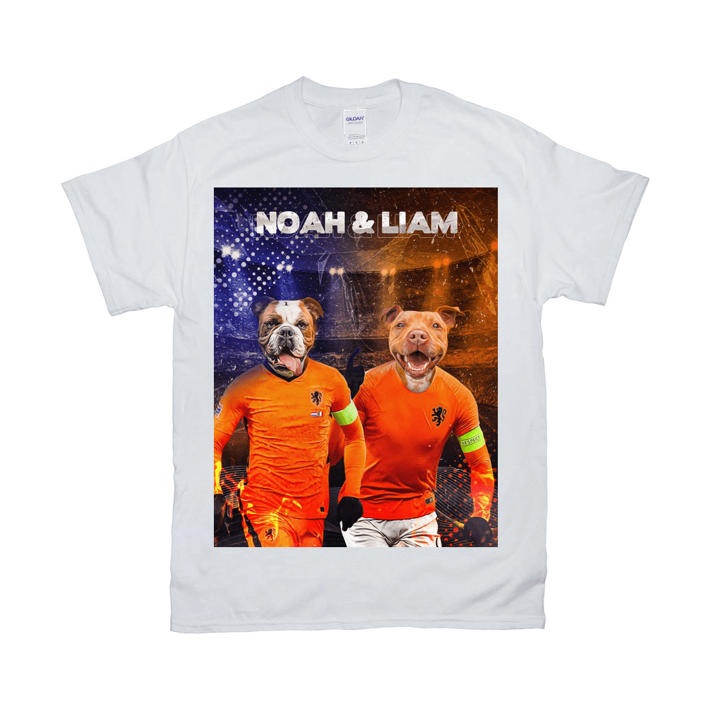 Camiseta personalizada para 2 mascotas &#39;Holland Doggos&#39; 