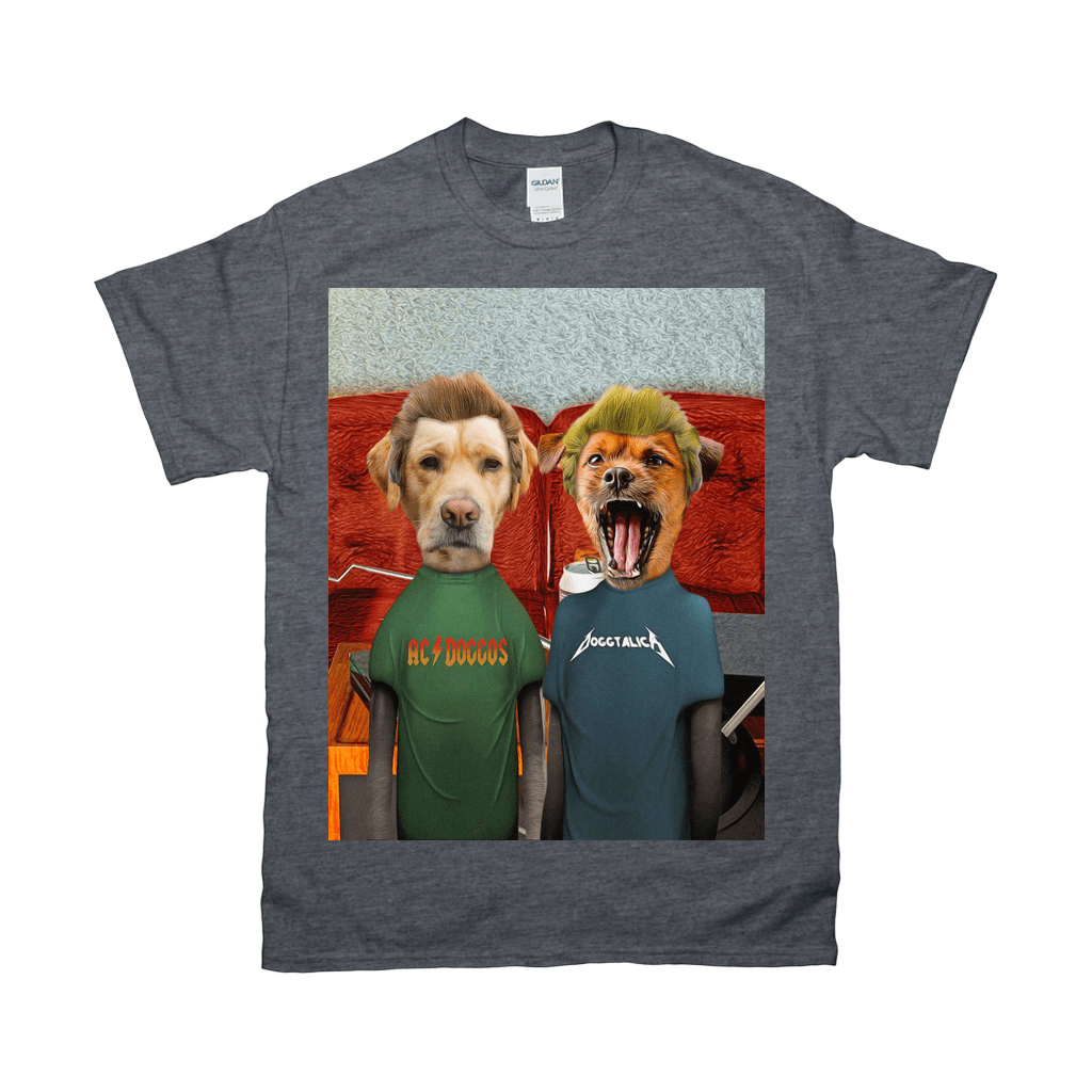 Camiseta personalizada para 2 mascotas &#39;Beavis and Buttsniffer&#39;