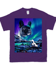 Camiseta personalizada para mascotas 'Majestic Northern Lights' 