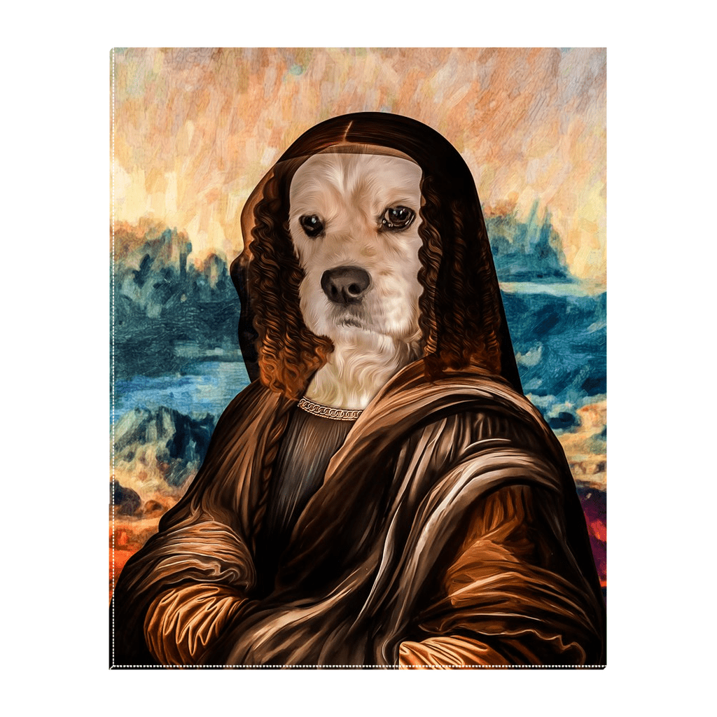 &#39;Dogga Lisa&#39; Personalized Pet Standing Canvas