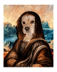 'Dogga Lisa' Personalized Pet Standing Canvas