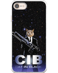 'Cat in Black' Personalized Phone Case