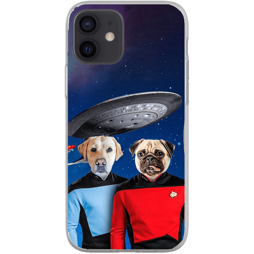 &#39;Doggo-Trek&#39; Personalized 2 Pet Phone Case