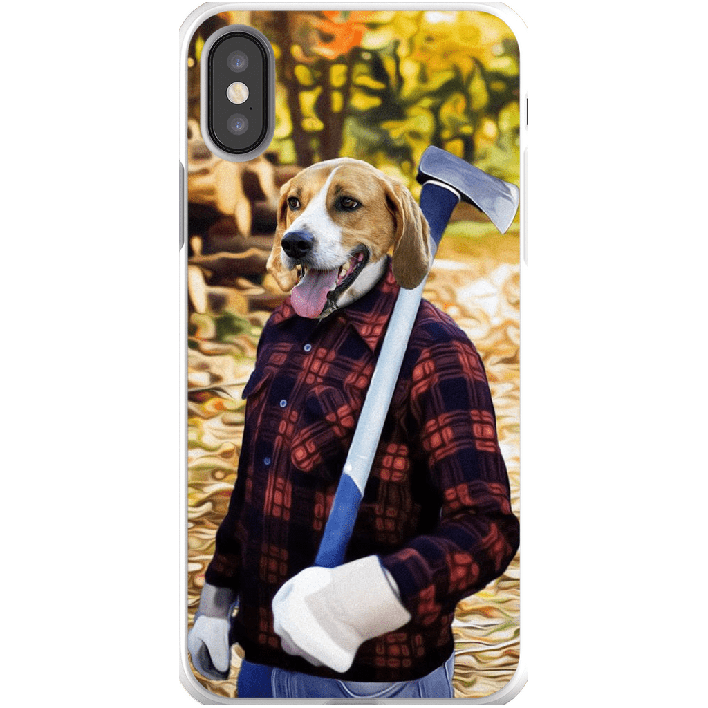 &#39;The Lumberjack&#39; Personalized Phone Case