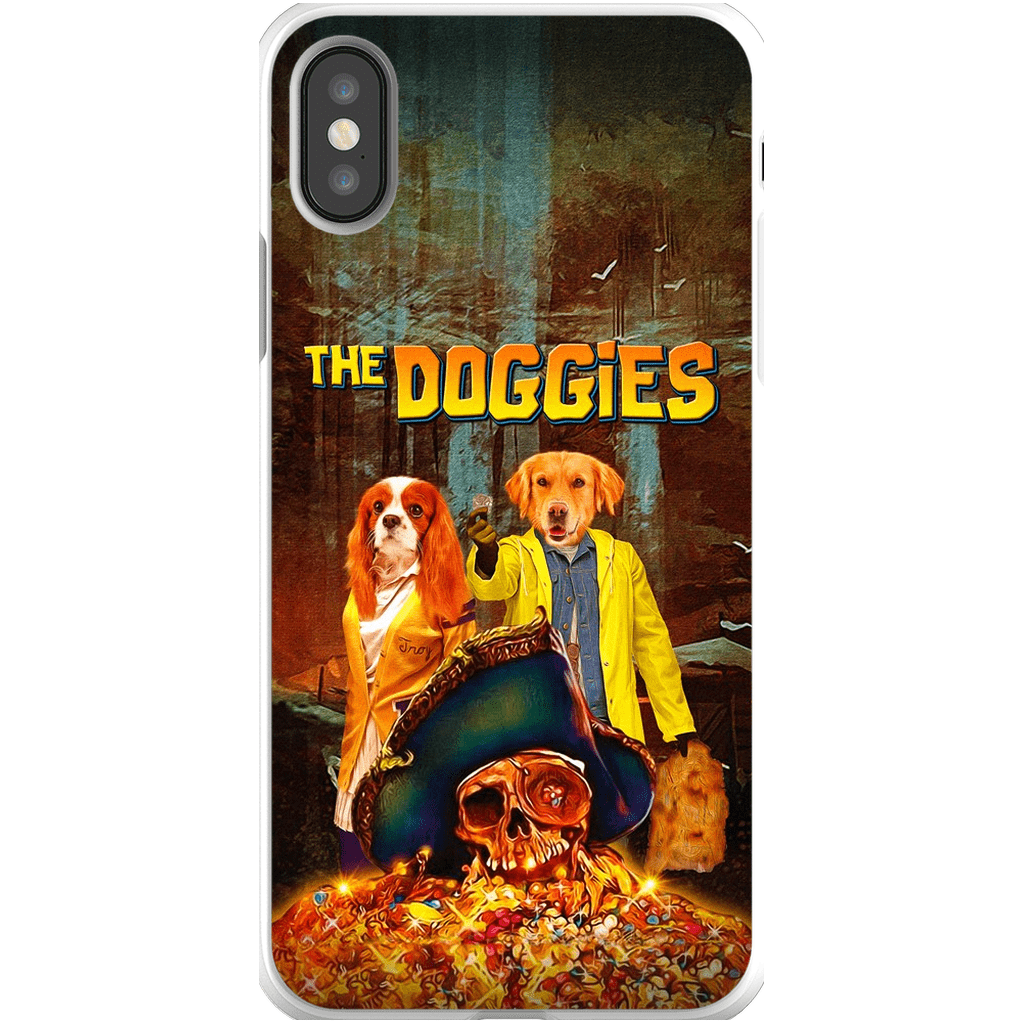 &#39;The Doggies&#39; Personalized 2 Pet Phone Case