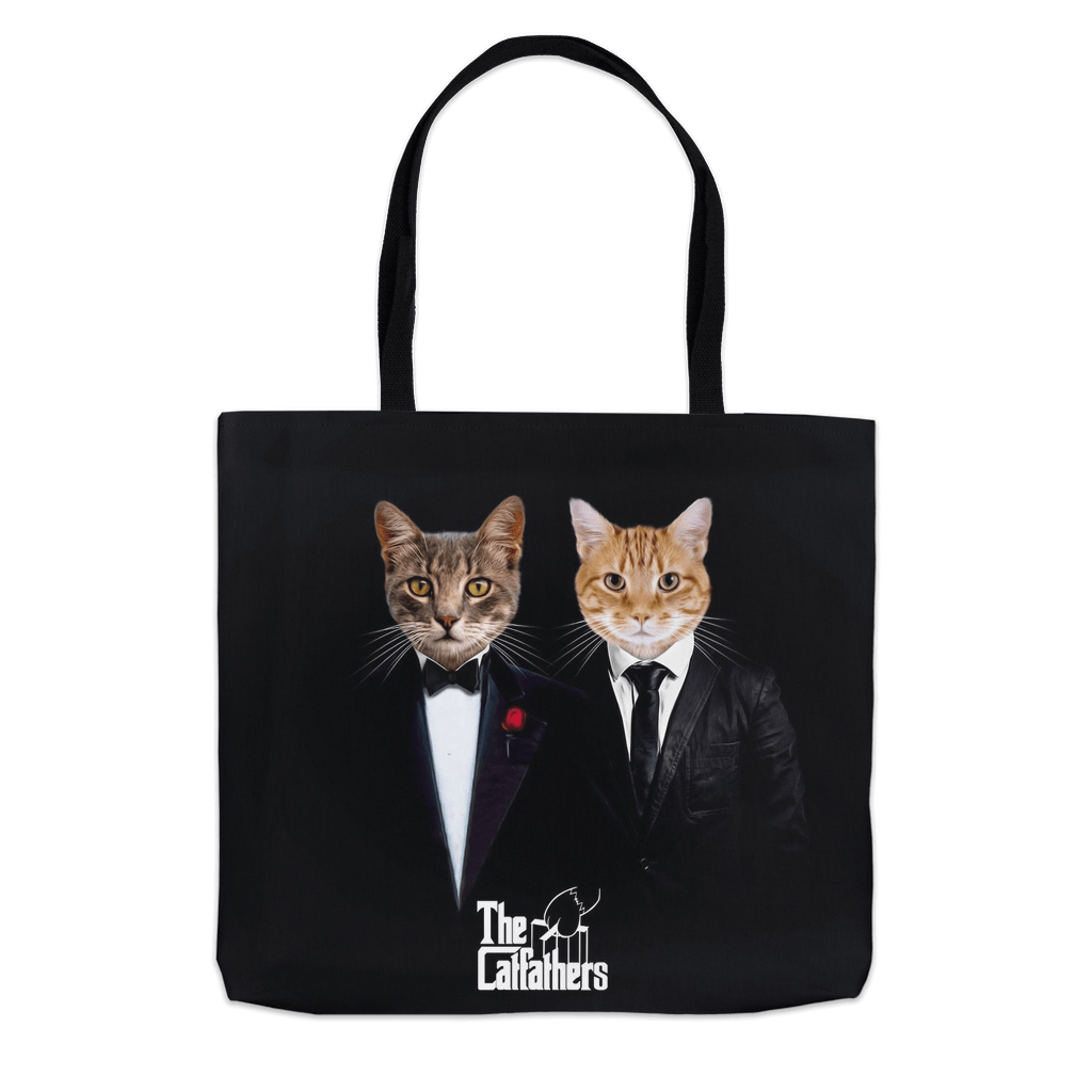 &#39;The Catfathers&#39; Personalized 2 Pet Tote Bag