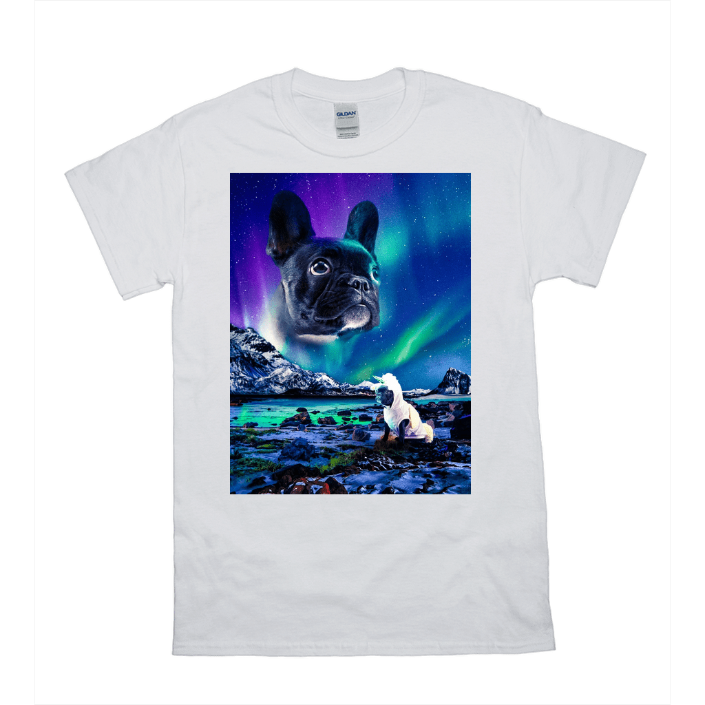 &#39;Majestic Northern Lights&#39; Personalized Pet T-Shirt