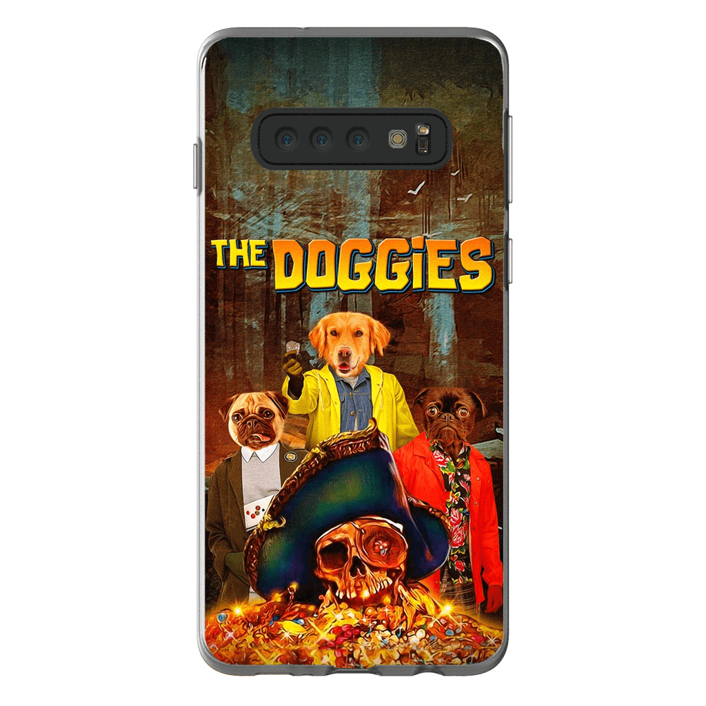 &#39;The Doggies&#39; Personalized 3 Pet Phone Case