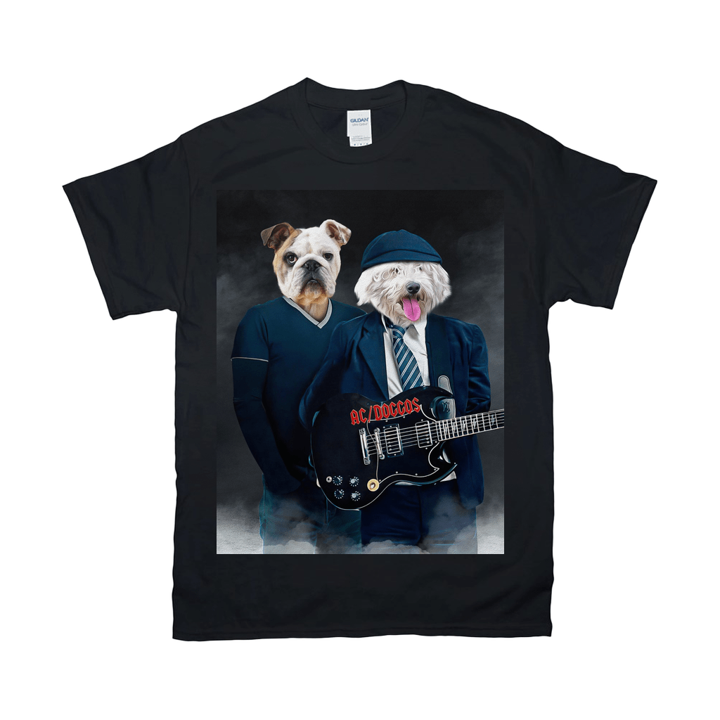 &#39;AC/Doggos&#39; Personalized 2 Pet T-Shirt