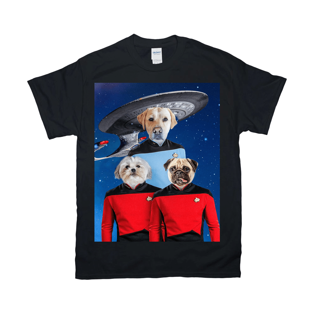 &#39;Doggo-Trek&#39; Personalized 3 Pet T-Shirt