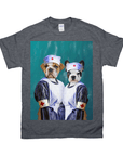 Camiseta personalizada con 2 mascotas 'Las Enfermeras' 