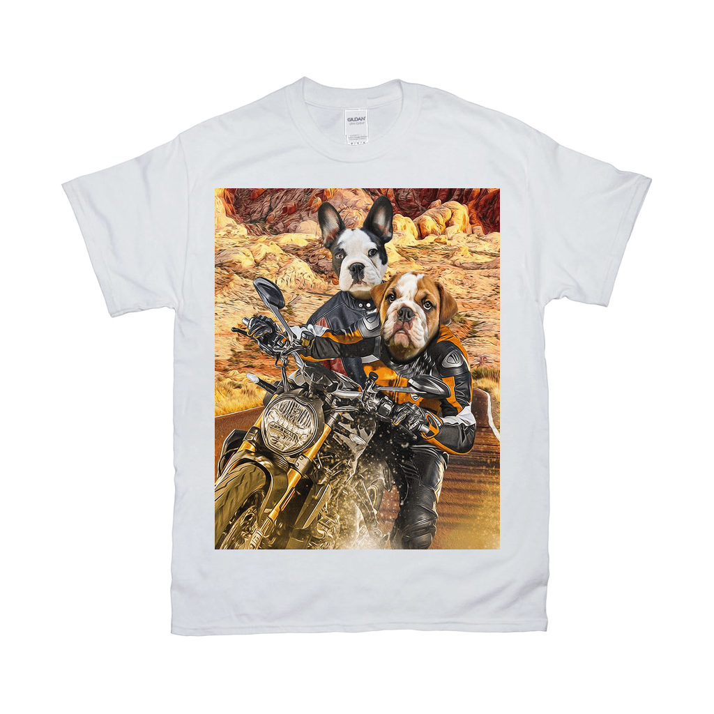 &#39;Dogati Riders&#39; Personalized 2 Pet T-Shirt