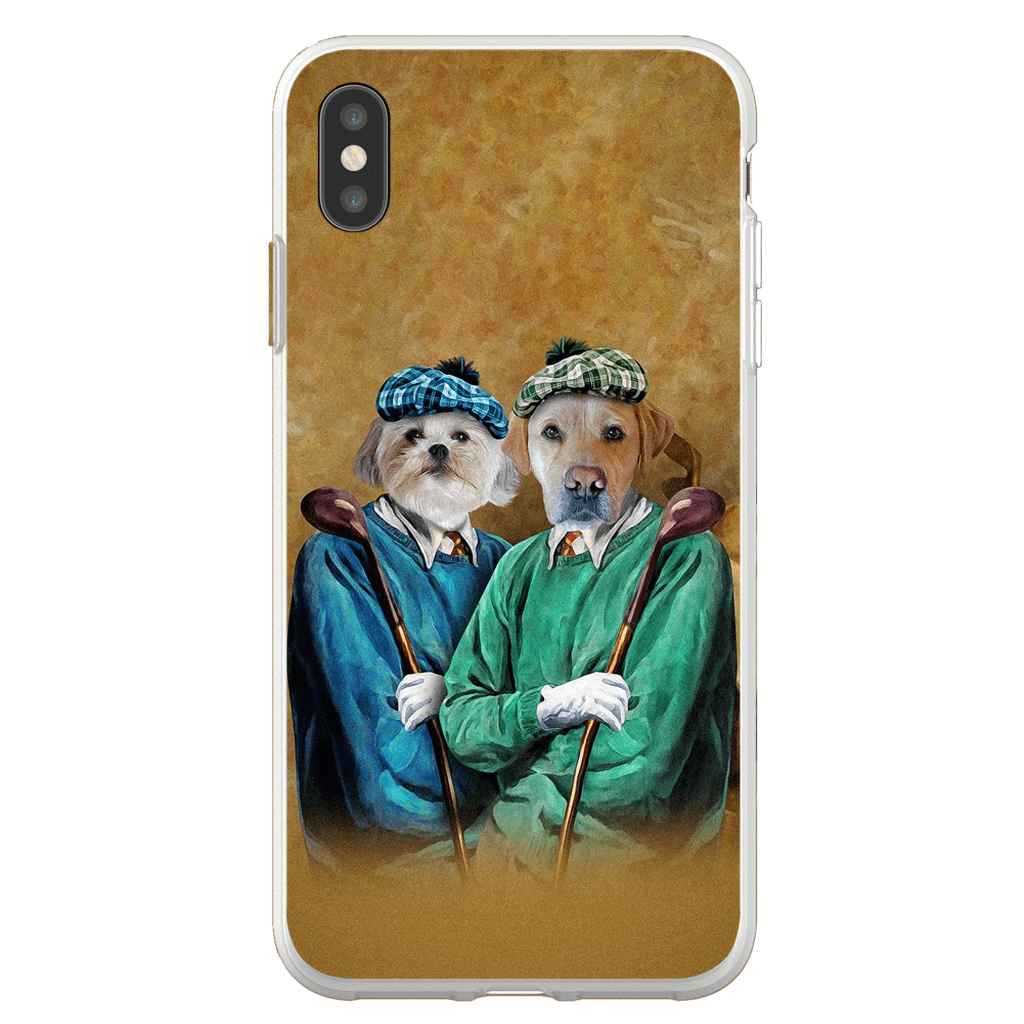 &#39;The Golfers&#39; Personalized 2 Pet Phone Case