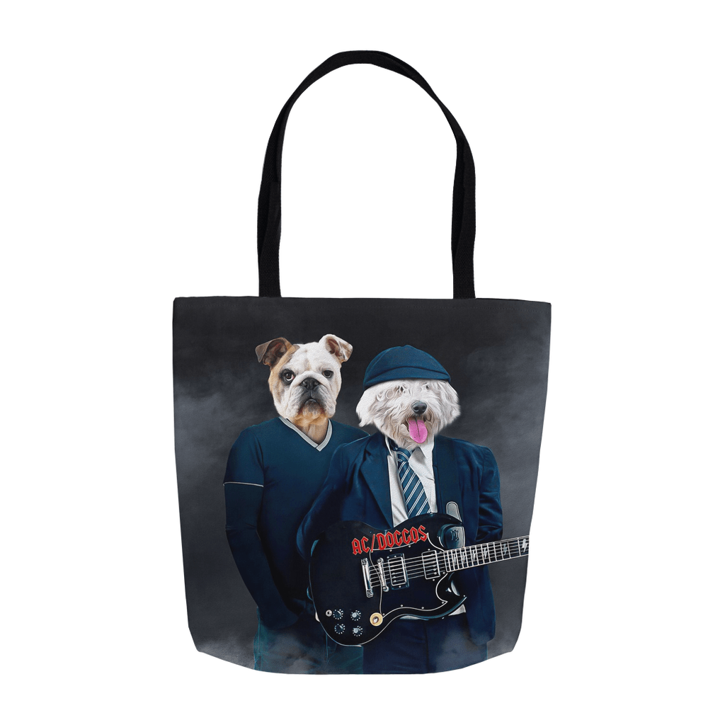&#39;AC/Doggos&#39; Personalized 2 Pet Tote Bag