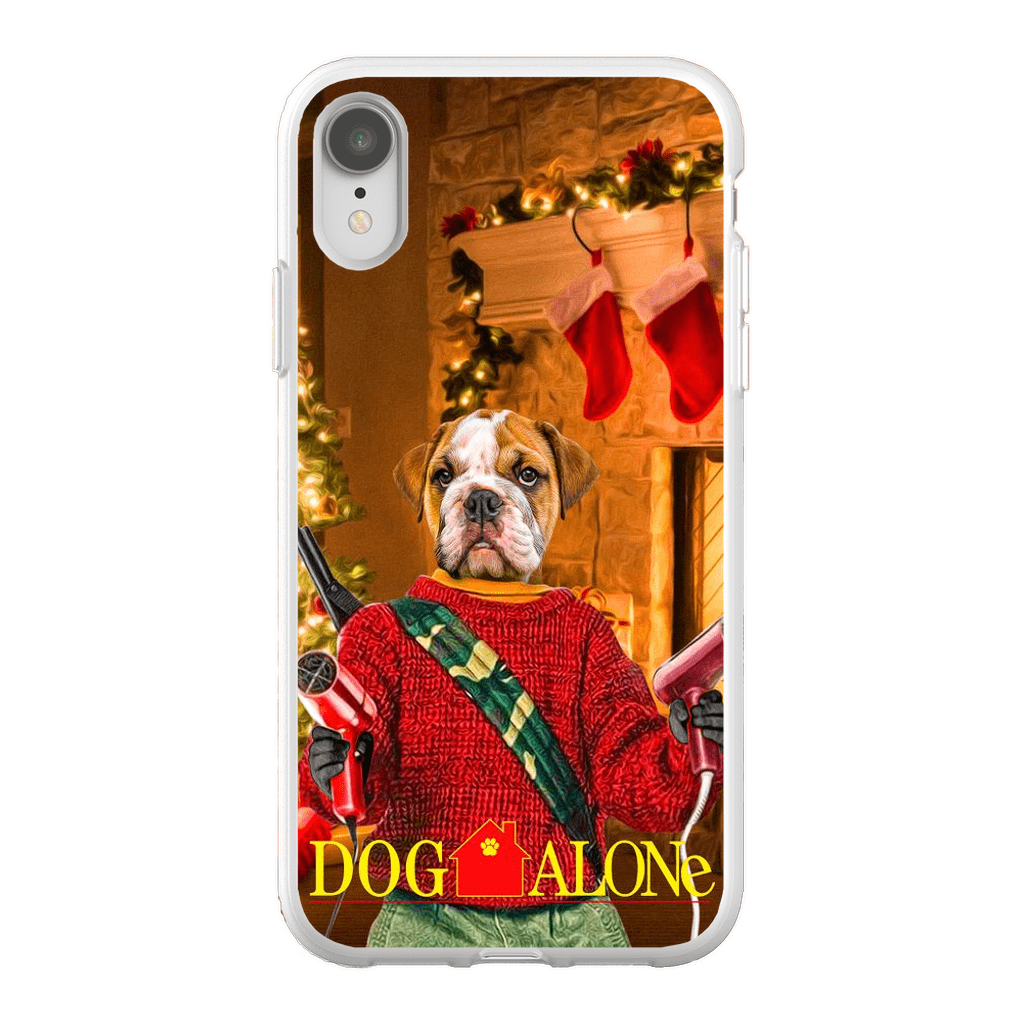 &#39;Dog Alone&#39; Personalized Phone Case