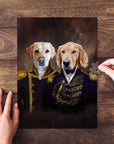 'Admiral and Captain' Personalized 2 Pet Puzzle