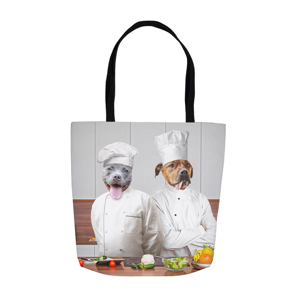 &#39;The Chefs&#39; Personalized 2 Pet Tote Bag