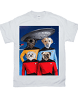 Camiseta personalizada para 4 mascotas 'Doggo-Trek'