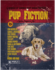 Rompecabezas personalizado de 2 mascotas 'Pup Fiction'