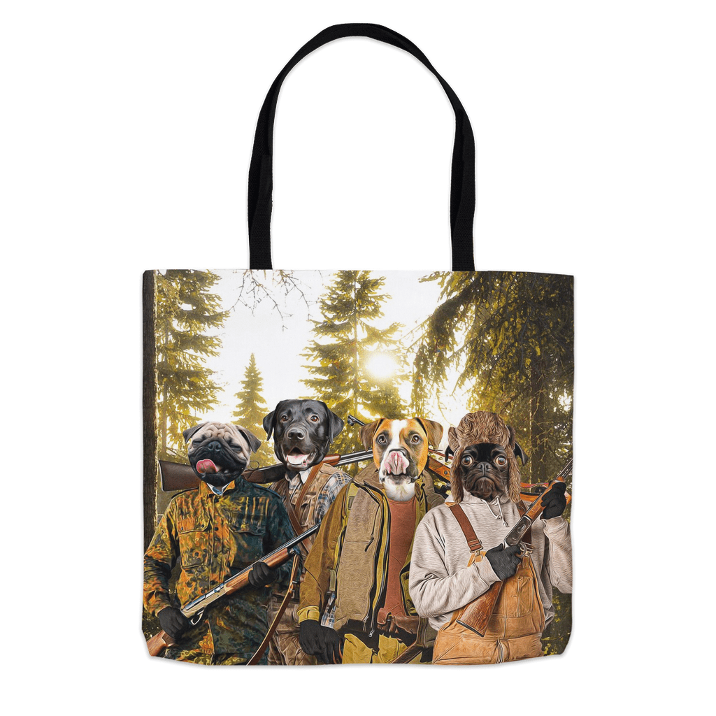 &#39;The Hunters&#39; Personalized 4 Pet Tote Bag