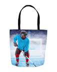 Bolsa Tote Personalizada 'El Jugador de Hockey'