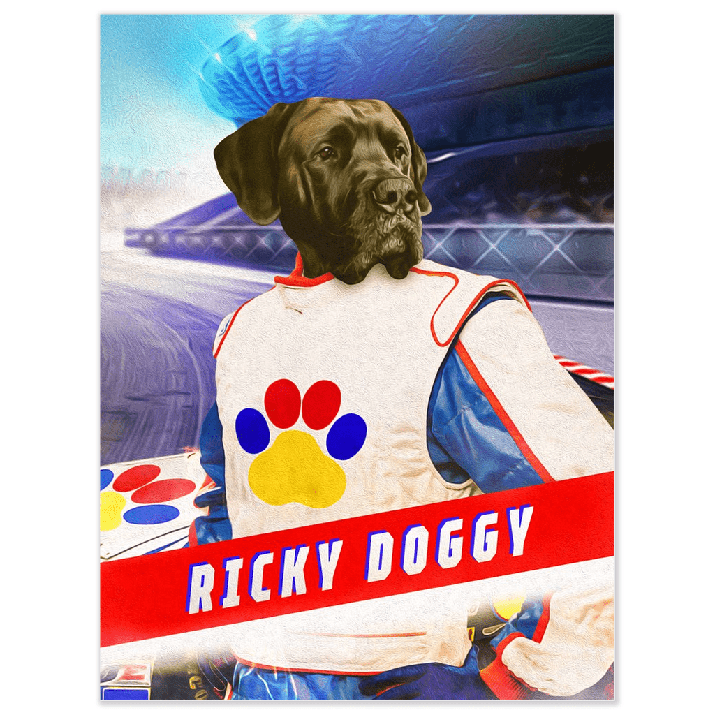 &#39;Ricky Doggy&#39; Personalized Pet Poster