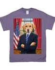 'The President' Personalized Pet T-Shirt