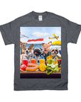 'The Beach Dogs' Personalized 4 Pet T-Shirt