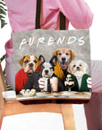 'Furends' Personalized 4 Pet Tote Bag