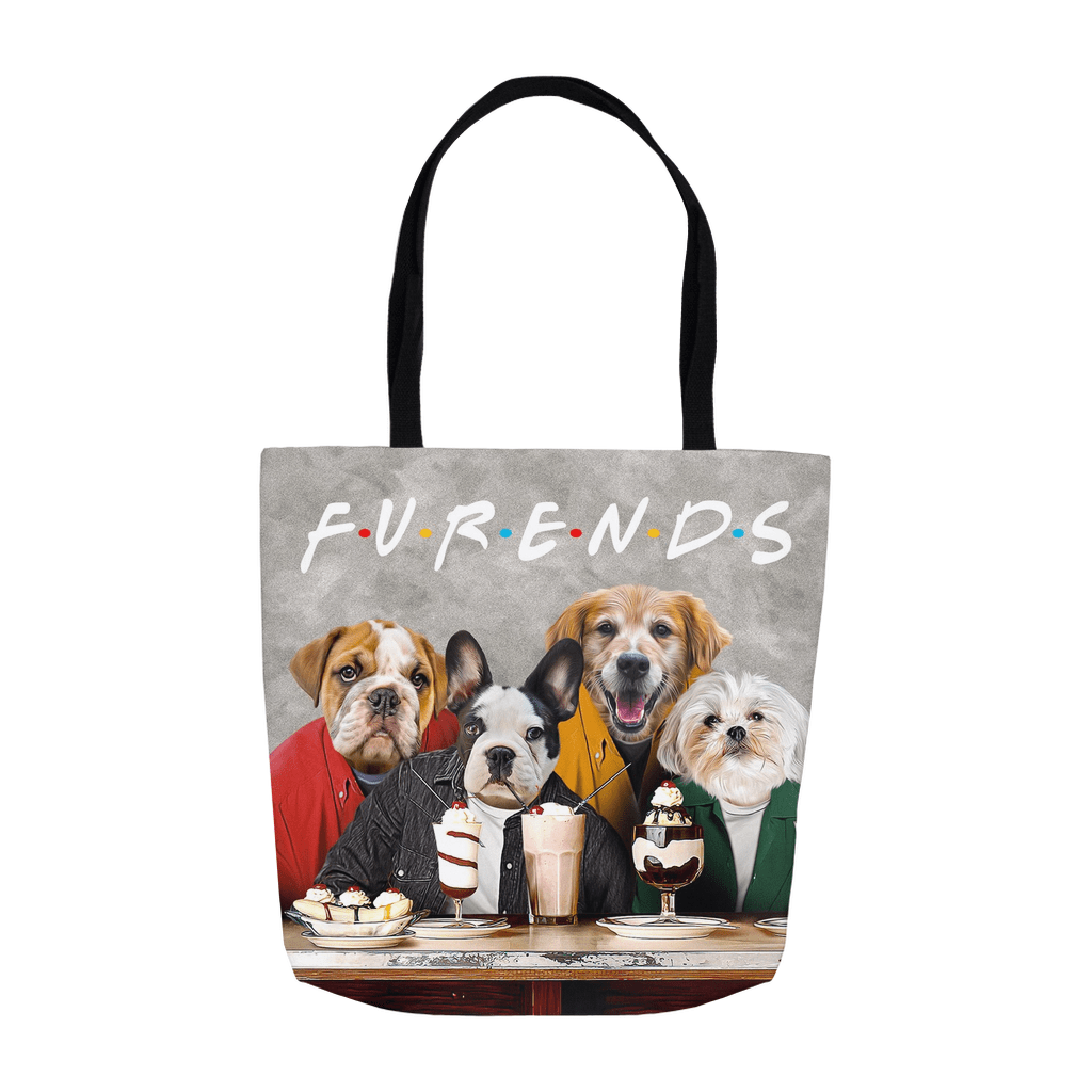 &#39;Furends&#39; Personalized 4 Pet Tote Bag