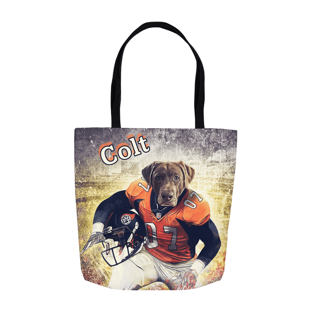 &#39;Denver Doggos&#39; Personalized Tote Bag